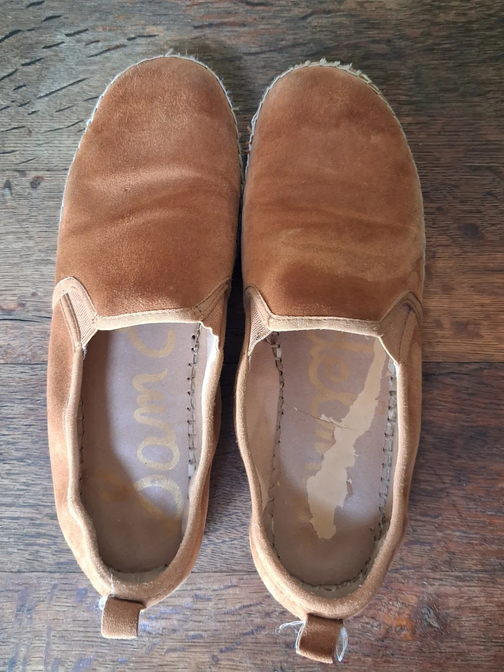 Sam Edelman Tan Carrin Espadrille Platform Slip On Shoe; Size 10